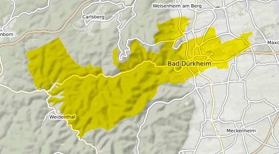 Immobilienpreisekarte Bad D&uuml;rkheim